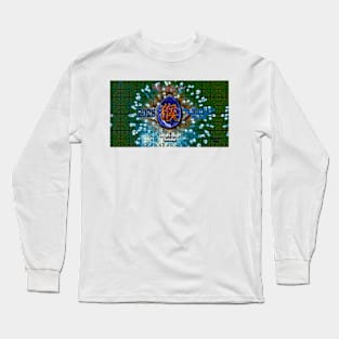 Zodi-Egg Monkey with background v1 Long Sleeve T-Shirt